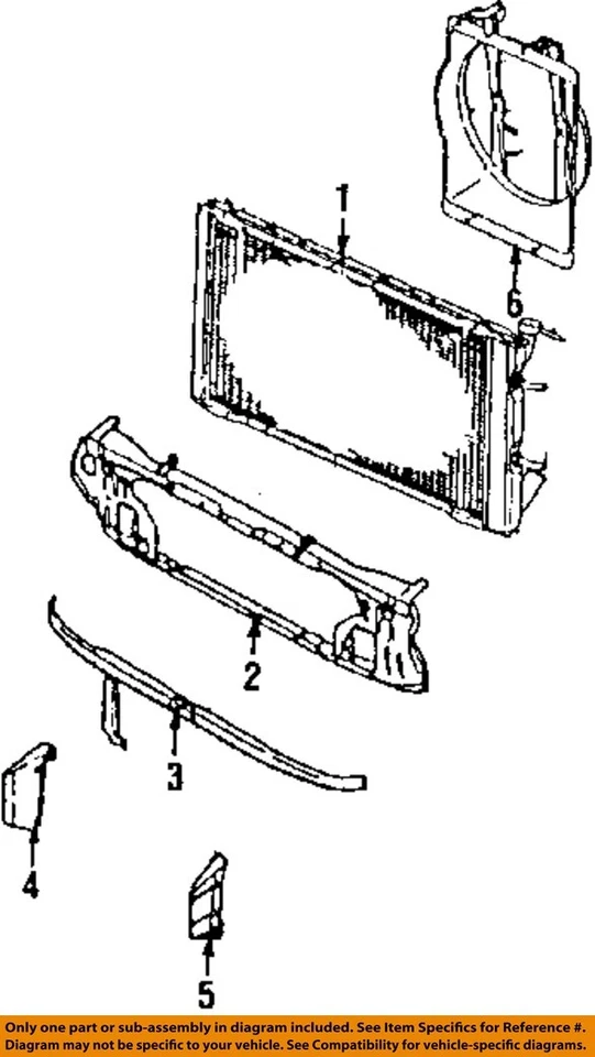 Used Radiator fits: 1986 Subaru Xt AT Grade A - Image 3 of 4
