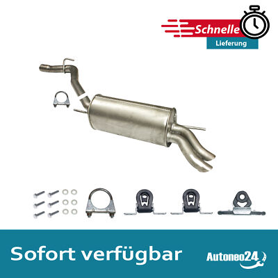 Auspuff Endschalldämpfer VW T4 Transporter IV 2.5 TDI 1995-2003 Schalldämpfer