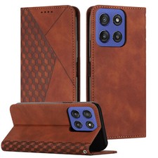 For Moto G Stylus 5G 2025 / Edge 2025 Shockpoof PU Leather Flip Wallet Case