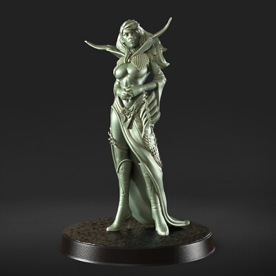 Persephone Queen Pinup Fantasy Miniature DnD 5e Tabletop Games RPGs Role Playing