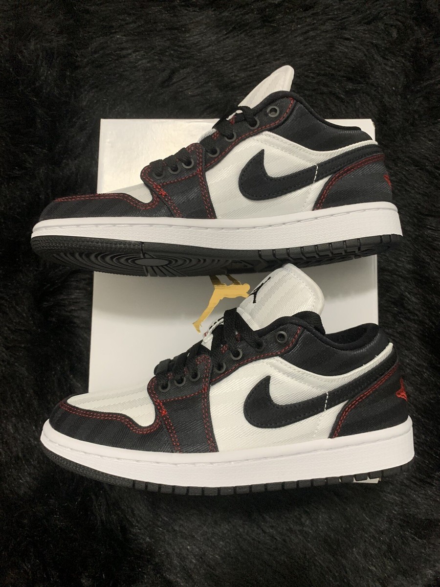 Nike Air Jordan 1 Low SE Utility White Black Gym Red DD9337-106 