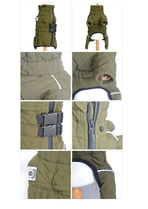 LoveLongLong SMALL DOG Coat Outdoor Vest Windproof Waterproof Reflective SIZE XS - Image 3 of 4