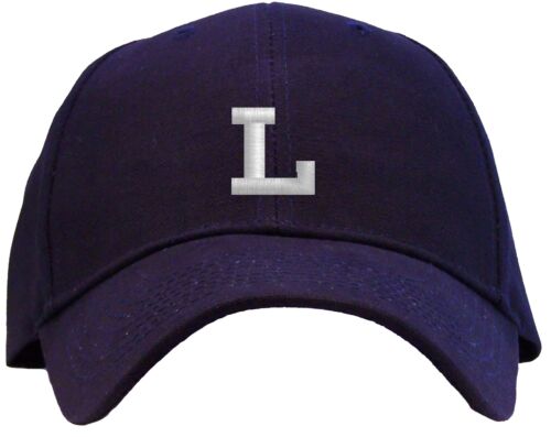 Berretto da baseball sportivo professionale ricamato iniziale lettera L - disponibile in 7 colori cappello - Foto 7 di 9