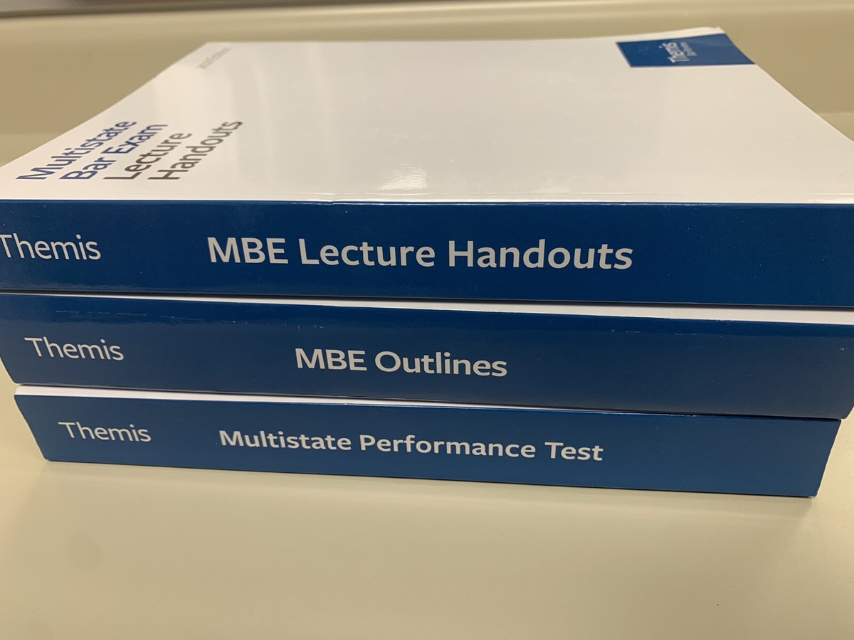 2021 Themis Bar Exam Review 3 Books | Performance Test Outlines