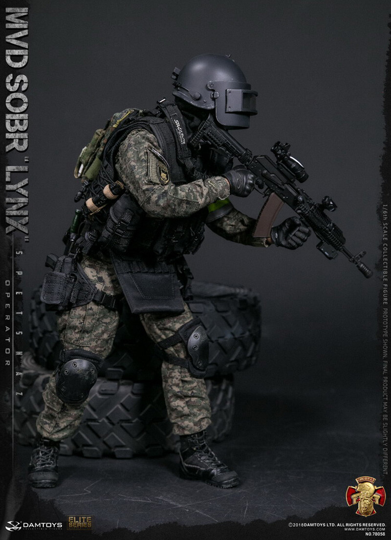 DAMTOYS 78058 Russian MVD Bobcat Special Forces Soldier Action