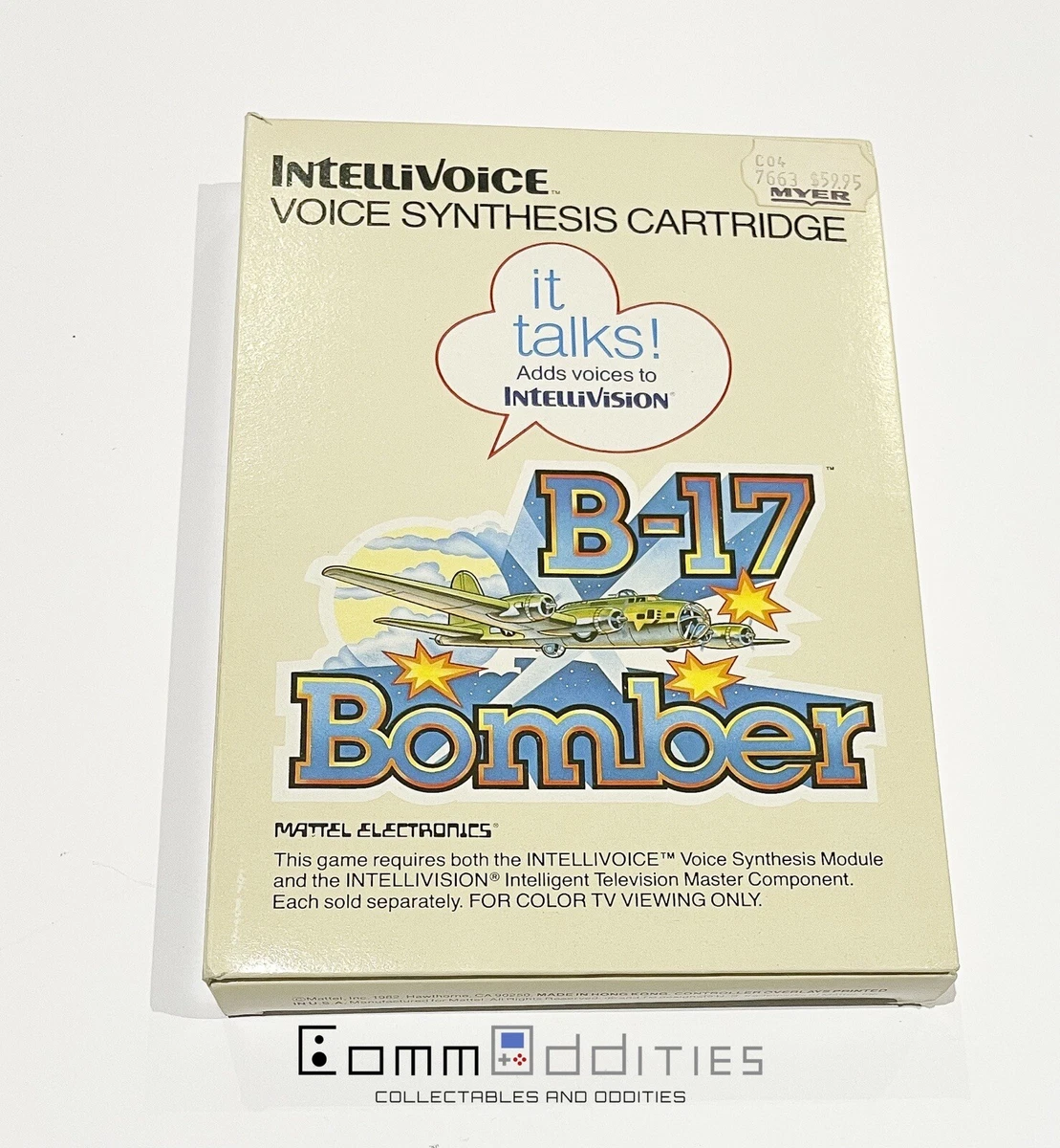 Intellivision b 17 bomber online