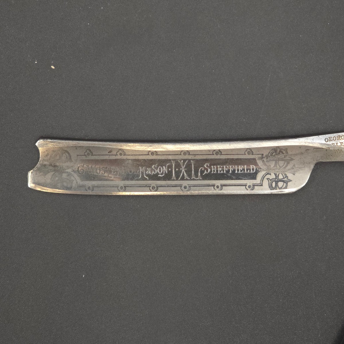 G Wostenholm & Son Celebrated IXL Washington Works Sheffield Razor