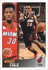 2013-14 Panini Stickers #132 Norris Cole - NM-MT