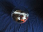 Acrylic Cloche Dome w/ Halloween Book and Little Skulls on Wood Books,  ~5.5" — photo 4