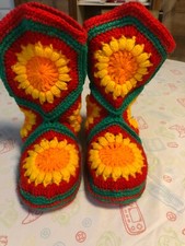 Warm handmade homemade boots for women