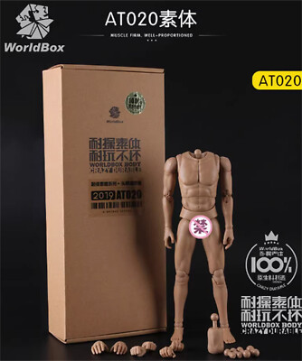 1/6 WorldBox AT020 Muscular Narrow Shoulder Body 12'' Durable Figure Model Toy