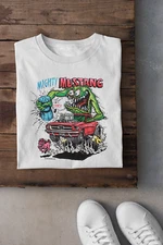 Men's Ed Big Daddy Roth Rat Fink Mighty White Cotton T Shirt S-5XL UR14