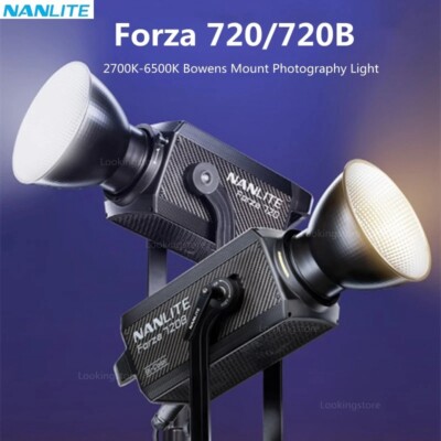 Nanlite Forza 720 720B Bi-Color 800W LED Video Light Spotlight Photography Light