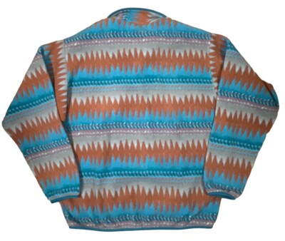 Rare Vintage PATAGONIA Synchilla Aztec Native Tribal Striped