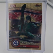 Marvel Topps Finest Fantastic Four Karnak Superfractor 1/1