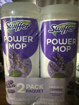 Swiffer Power Mop Refill Solution - Floor Cleaner, Lavender - 50.7 fl oz  2 pack