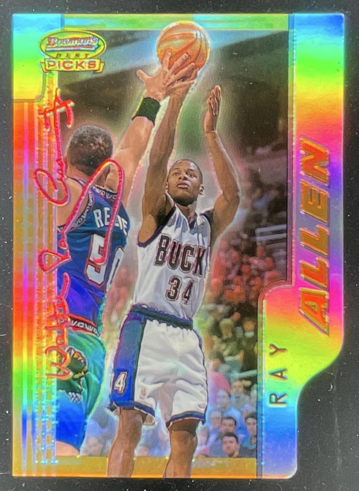 1996-97 Bowman 's Best Picks Refractors #BP5 Ray Allen RC