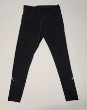 All in Motion Women Sports Black Reflective Leggings Size M