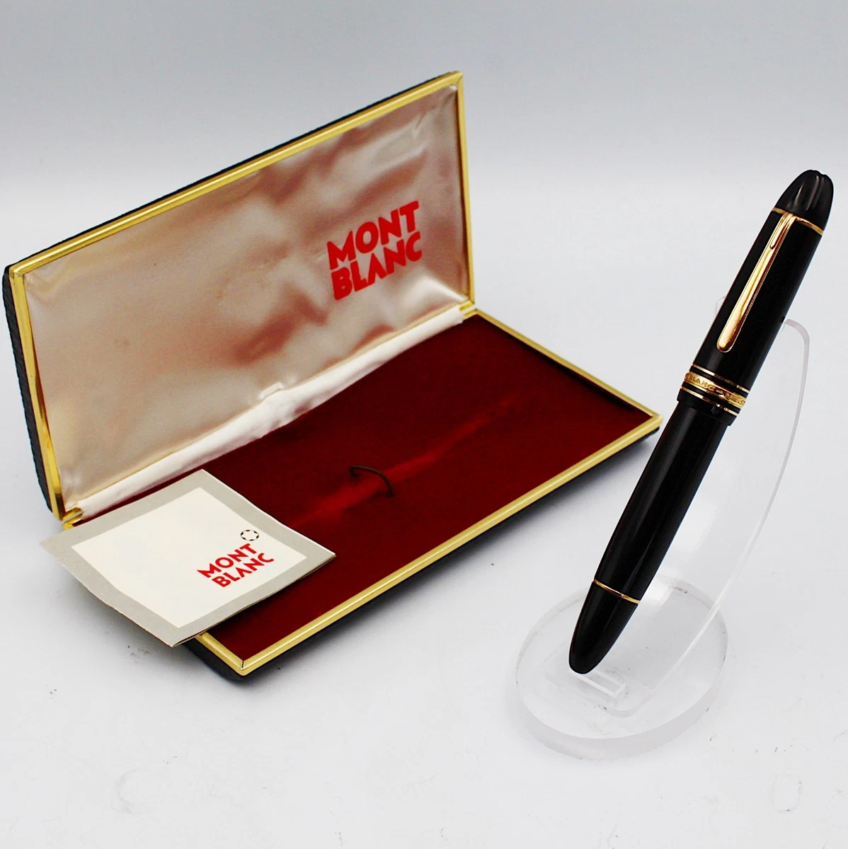 [Good Rare] Montblanc Meisterstuck 149 18C750 Fountain Pen EF Nib at 1960s
