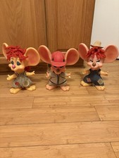 Ratón de béisbol vintage Topo Gigio Ed Sullivan Show Roy Dee de FLA 1970 y 2 más