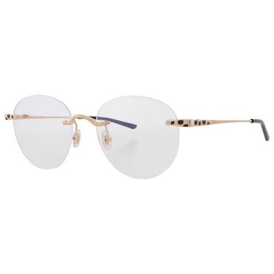 Cartier Panthere de Cartier Demo Round Ladies Eyeglasses CT0309O 001 52