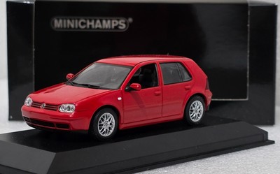 VW Volkswagen Golf 4 IV GTI 1997 Red 1:43 Minichamps EXTREMELY