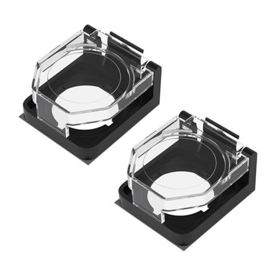 2Pcs Power Push Button Switch Cover Dustproof and Waterproof Safety Protector 