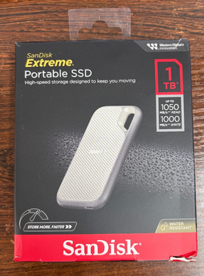 New SanDisk 1TB Extreme External Portable SSD Storage USB-C