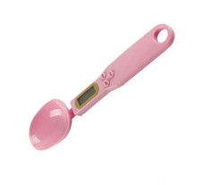 Compact Kitchen Scale and Measuring Spoon for Dry and Wet Ingredients