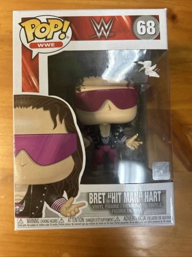 Funko POP WWE Bret Hit Man Hart 68 Vinyl Figure