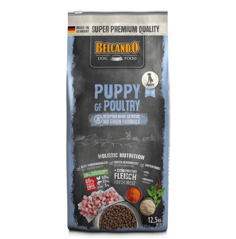 Belcando PUPPY GF Poultry 12,5kg Trockenfutter Hundefutter XS-XL Welpen Aufzucht - Bild 2 von 3