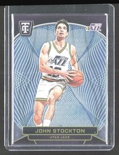 2024-25 Panini Totally Certified #192 John Stockton Mirror Neon Green #/99
