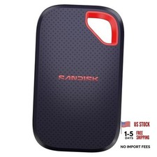 Extreme Portable SSD, Up to 2000MB/s Transfer Speeds- 2TB Black New Model