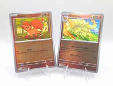 Vulpix 008/086 & Ninetales 009/086 Reverse Holo Chaos Rising Lot (2 Cards) NM