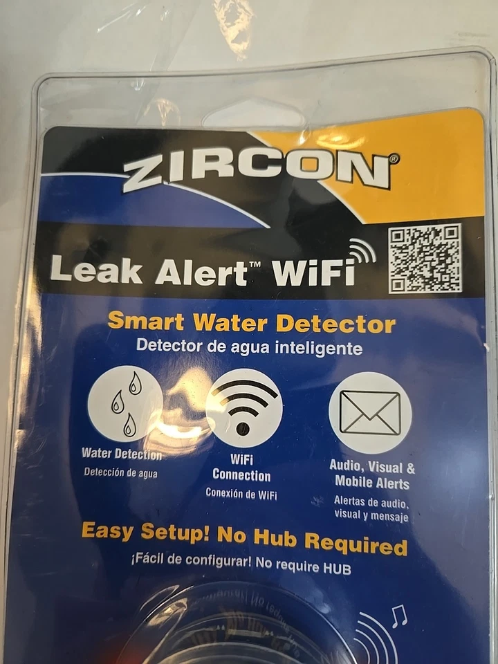 Zircon Leak Alert Wi-Fi Water Detector - Clear - Image 3 of 4