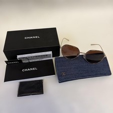 Chanel Panto Shape Sunglasses Made In Italy Women'S