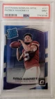 2017 Donruss Optic Rated Rookie Patrick Mahomes II #177 Chiefs RC PSA 9