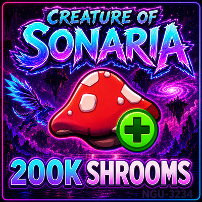 [ ] Creature of Sonaria | 200K Shroom | COS | Fast & Easy [ ]