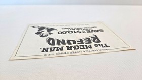 Nintendo NES The Mega Man Inserto de Reembolso CAP-NES-US-3