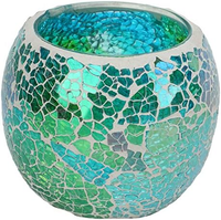 Mosaik Teelichthalter Teelicht Kerzenhalter Aus Glanzglas Teelicht Halter Kerzen