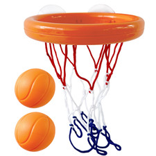 Jool Baby Bath Time Basketball Hoop with 2 Balls   Suction-Mount Tub Toy for Tod