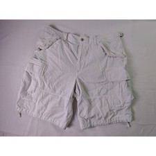 Polo Ralph Lauren Military Field Cargo Shorts White Utility Surplus Chino 36