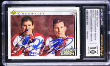 Keith Tkachuk & Scott Lachance Signed 1992-93 Upper Deck #398 CGC 10 JSA 10 Auto