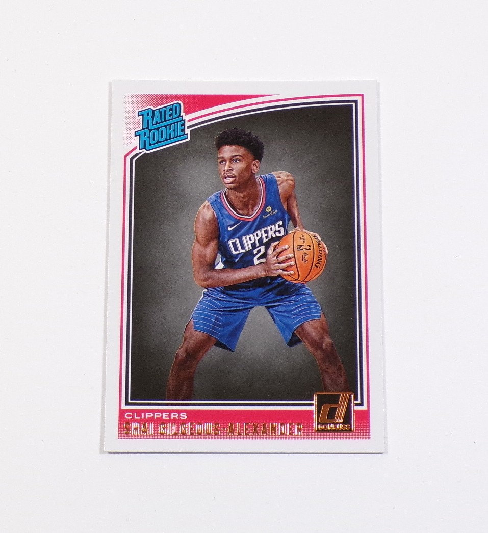 2018-19 Donruss Rated Rookie Shai Gilgeous-Alexander RC #162
