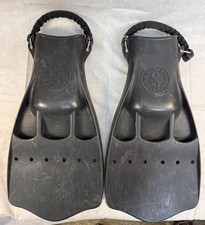 ScubaPro Jet Fin Diving Fins - Size L, Black Taiwan Spring Heel Straps Used
