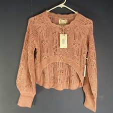 Joyfolie Jelina Sweater in Ashe Rose  Girls Size 12 NWT