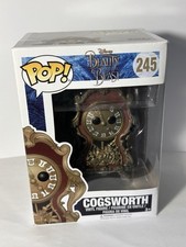 Funko Pop! Figura Vinilo Disney La Bella y la Bestia Cogsworth #245