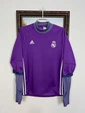 Adidas Purple 2016 Real Madrid Football Train Sweatshirt Soccer Jacket Size M