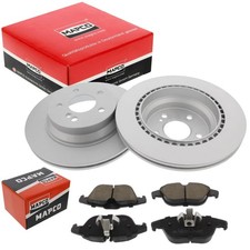MAPCO BREMSSCHEIBEN Ø300mm + BREMSBELÄGE HINTEN passend für MERCEDES GLK-KLASSE
