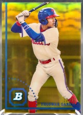 2022 Bowman Heritage Yhoswar Garcia #BHPC-142 Chrome Yellow Refractor /75